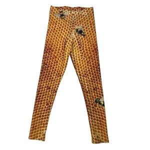 Moor Beehive Honeycomb EcoPoly Leggings Sz M